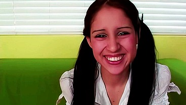 Vanessa Figueroa Takes Interracial Facial Cumshot