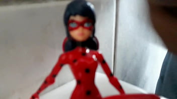 Ladybug figure cumshot