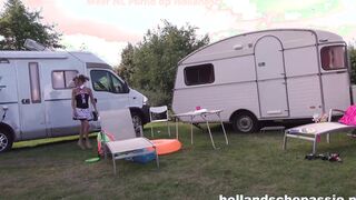 Michel fucks a cougar at the campsite