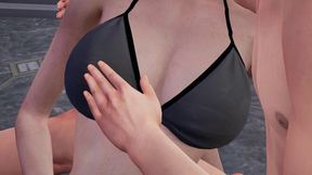 Hot Elf Miya in Stockings - Enjoy Kiss and Pussy Masturbation, Anal Vibrator for Tight Ass Stimulation, and Cunnilingus Squirt