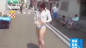 Jav ~ Japanese Girl Strips Naked In Crowded Area – Shocking Video