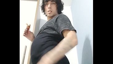 One of THE Best v&iacute_deos of me Very sexy skirt secretary Legs oiled emo makeup