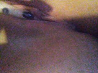 Teasing my love button and having a little enjoyment with my fingers