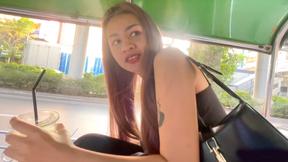 ”Adorable Thai MILF amateur with tattoos picked up & banged hard”