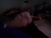 Trans girl working herself up again for just over a minute