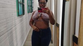 I Knew What I Had To Do After Flexing With His Card At The Mall Got On My Whore Knees And Suck His Dick Bareback - Jhodez1