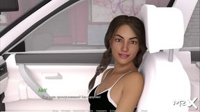 Shower Masturbation Fantasy With 3D Hentai Game Character