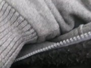 Man exposes himself. Walking down the streets of Detroit Michigan.
