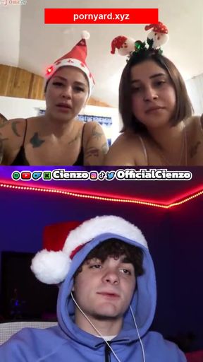 Shy teen reacts to public webcam exposure