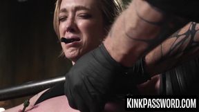 Charlee Chastes ass and legs are scorching red from rough torment