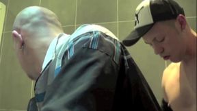 Arab sucked and fuck a gay in bathrroom