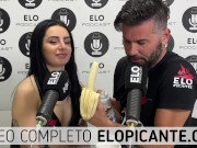 ALMENDRA CHUPA LA BANANA COMO UNA PIJA