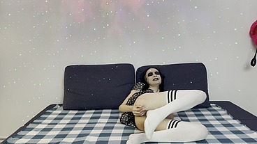 I had summoned and rough fucked all Wednesday holes at Halloween