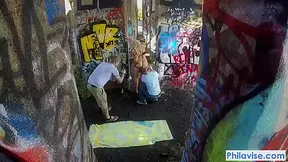 PHILAVISE-Action cam public milf fucking with Alyssa Lynn