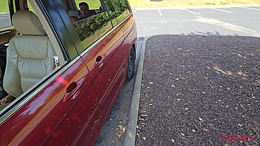 Hotwife Becky Tailor caught fucking Step-Son in public parking lot