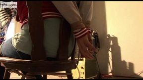Steffi Chair-tied Ballgagged