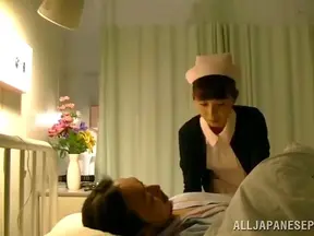 Curious Voyeur Enjoys Watching Sultry Nurse Seduce and Fuck Patient