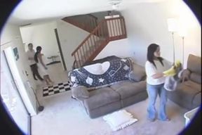Engana marido con sirvienta