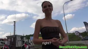 Euro babe considers an indecent offer