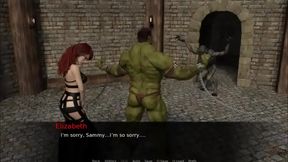 Sexy Nei or Rides Big Dick 3D Anime Style for Massive Cum Inside Her Pussy