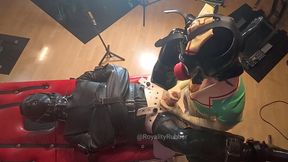 Nurse Blowjob Play - The Leather Straitjacket Treatment