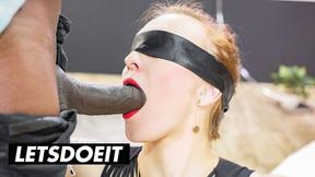 ”Redhead Belle Claire's Hard BBC Butt Pounding”