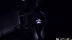 Bewitching sugar baby's nipple clamps scene