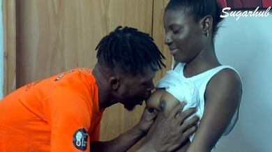 Nigerian lovers ignite passion in an empty house