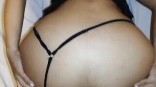 Small amateur Hispanic teenagers getting her butt fuck