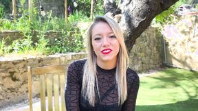 ”Ashley, the babe from Cassis, sucks like a boss!”