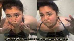 My body in the glass