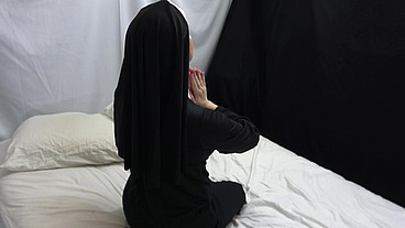 Horny nun gets it in the ass