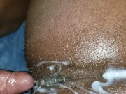 Raw cum shot