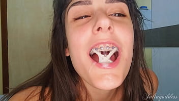 Braces and Blowjob Fantasy - Sucking You with My Elastics On