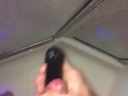 Frotting and Docking, I sucked my cum off the dildo after cumming