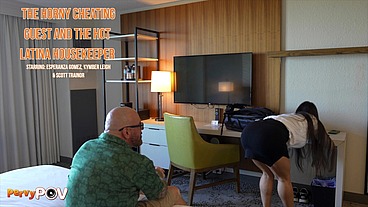 Wife Denies Husband Sex So He Cheats With Latina Housekeeper on Vacation!