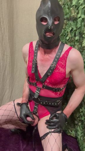 Masturbation In Pink Underwear