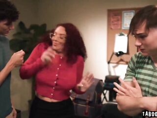 Teacher Kiki D Aire getting banged hard by the 2 students