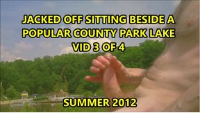 3 of 4 JACKED OFF SITTING BESIDE POPULAR COUNTY PARK LAKE SUMMER 2012