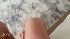 Stepsis grinds on my cock while mom bangs the door