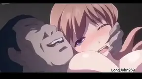 Toy animation features a teen amateur in doggy style with a huge dong