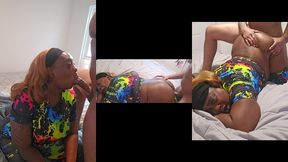 bbw ass worship, facefucking,backshots, and cum on jiggling ass