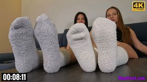 Sweaty Fuzzy Socks - 4K MP4