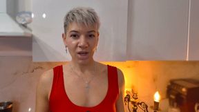 Ruslana In White Boots Rubs And Kick Your Balls - Full - English And Russian Language