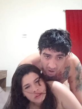 I fuck my stepdaughter in front of the camera on webcam