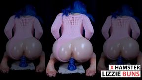 I Hope You Enjoy the Delicious Symphony My Pussy and This Huge Dildo Make While I Ride!