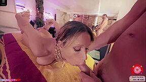 Train Mellany To Be More Flexible And More Horny. Maybe She Will Let You Do More
