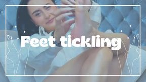 Ticklish feet being ****