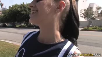 Tommie Ryden's Cheerleader Fantasies Fulfilled by BBC