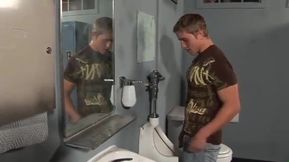 Platinum-blonde Cub romp fake penis Solo
